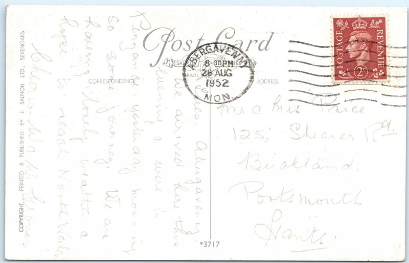 c1940s Tintern Abbey, Wales Gothic Ruins Medieval Monastery Arches Windows A360