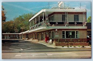 c1950's Capri Motel & Restaurant Hot Springs National Park Arkansas AR Postcard