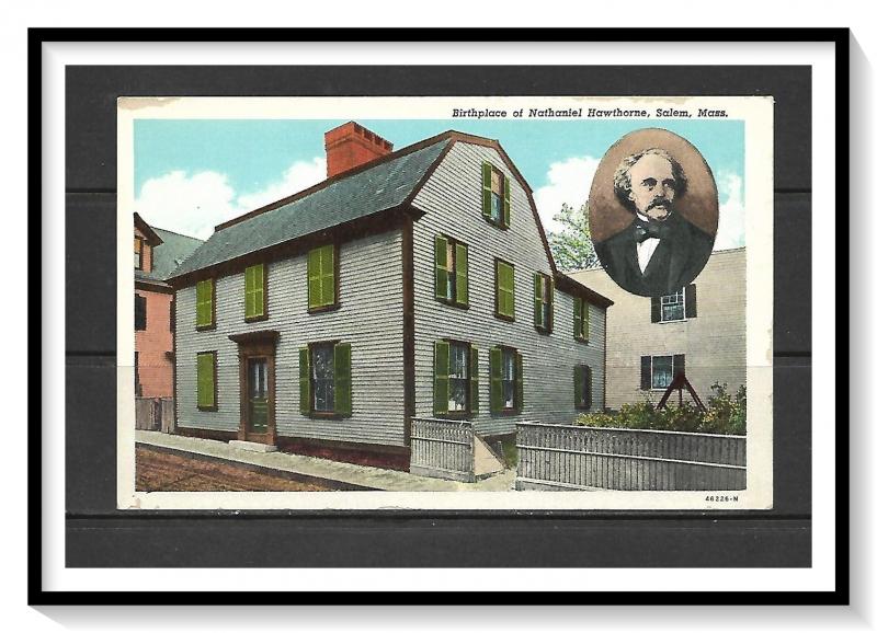 Massachusetts, Salem - Birthplace of Nathaniel Hawthorne - [MA-465]