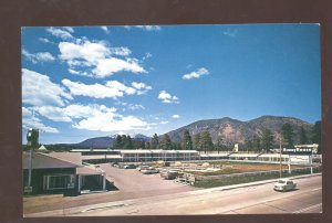 FLAGSTAFF ARIZONA ROUTE 66 DEL WEBB'S HIWAY HOUSE VINTAGE ADVERTISING POSTCARD