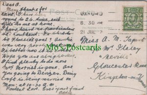 Genealogy Postcard - Tagart / Ilsley, Gloucester Road, Kingston-On-Thames RF8793