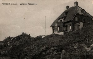 Netherlands Noordwijk Aan Zee Langs de Koepelweg Vintage Postcard 09.00