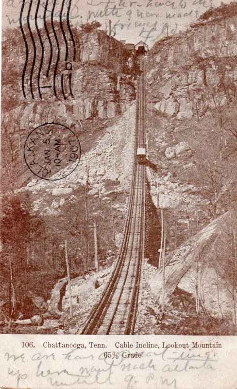 12632 Cable Incline, 65% Grade, Lookout Mountain, Tennessee 1907