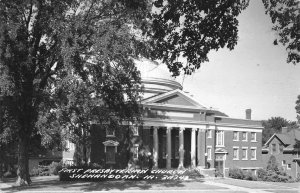 RPPC First Presbyterian Church, Shenandoah, Iowa 1955 Vintage Postcard