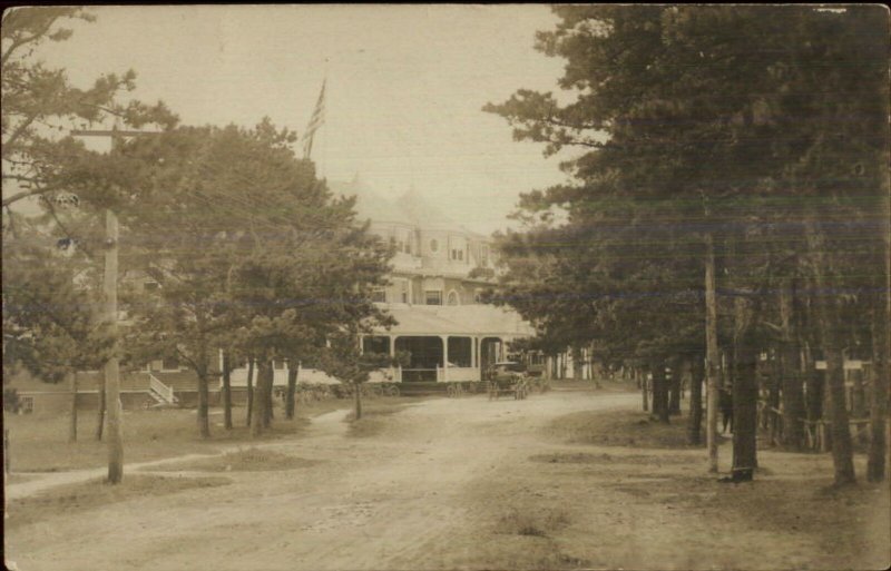 Wianno Cape Cod MA c1910 Real Photo Postcard