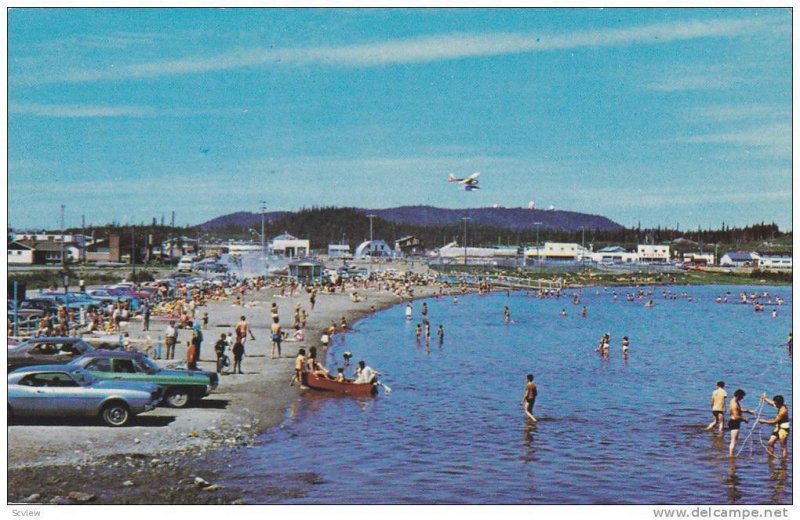 Plage Municipale, Chibougamau, Quebec,  Canada,  50-70s