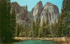 United States California Yosemite National Park cathedral rocks and spires