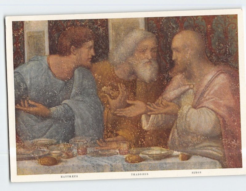 Postcard L'Ultima Cena (Particolare) By Leonardo da Vinci, Milan, Italy