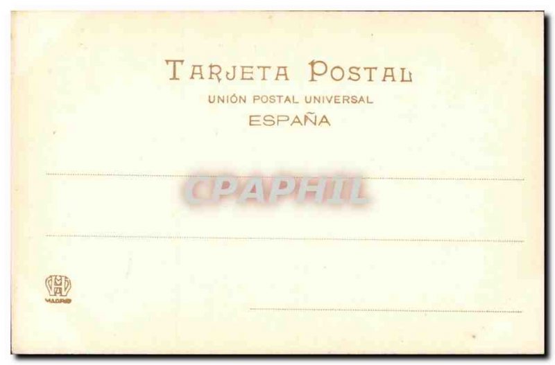 Old Postcard Monasterio del Escorial Sacristia