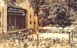 Benton Harbor MI House of David Open Air Theatre Ongoing Act RPPC Postcard