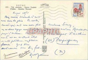 Modern Postcard Royat General view The church Source Eugenie Quartier Thermal