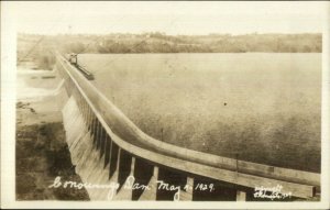 Conowingo Dam MD 1929 Clements Real Photo Postcard