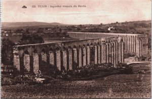 Tunisia Tunis Aqueduc Romain du Bardo Vintage Postcard C219