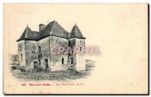 Bar sur Aube - The Three Towers - Old Postcard
