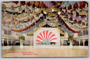 K28/ Milwaukee Wisconsin Postcard c1910 Interior Dreamland 14