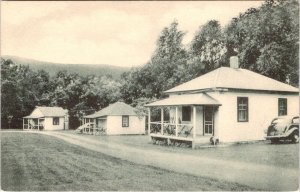 Pownal, VT Vermont  LADD BROOK CABINS  Route 7 Roadside  ca1940's B&W Postcard
