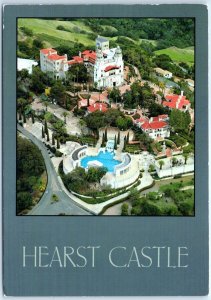 Postcard - Aerial View, Hearst Castle - San Simeon, California