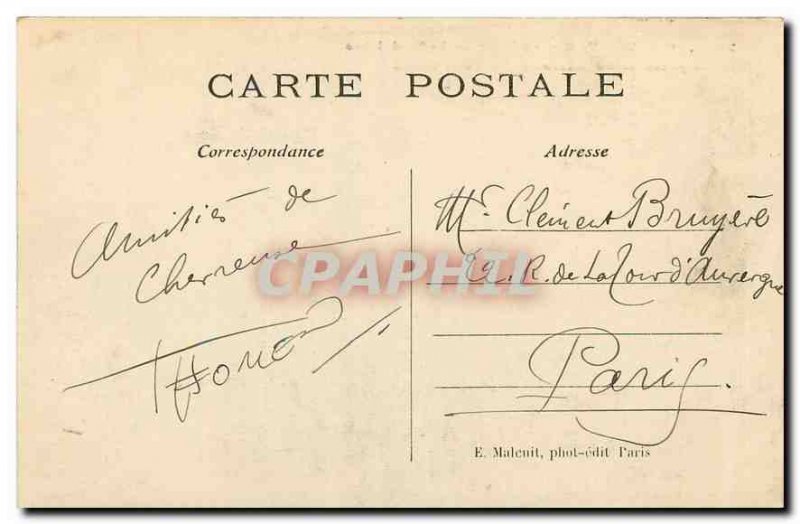 Old Postcard Chevreuse Chateau de la Madeleine