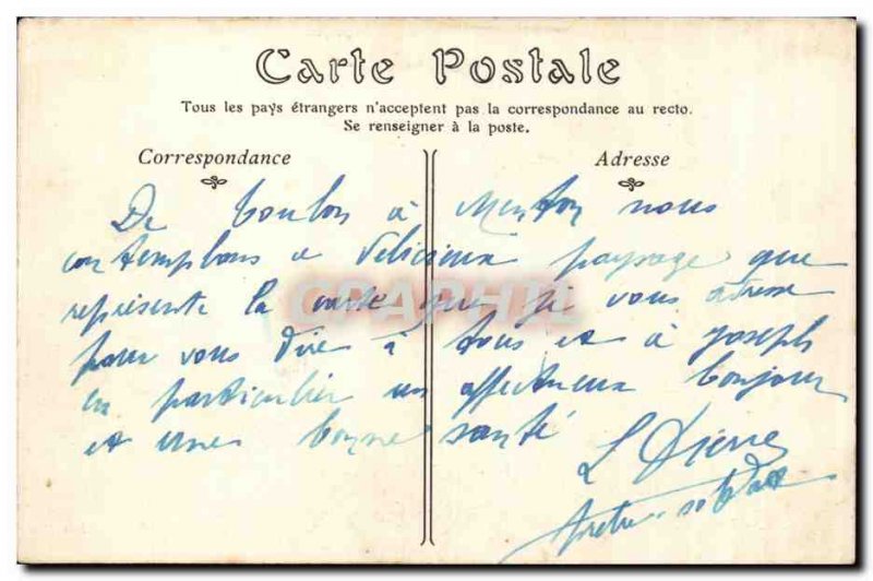 Old Postcard Beaulieu sur Mer General view