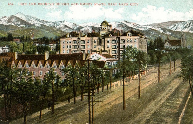 UT - Salt Lake City. Emery Flats, Lion & Beehive Houses