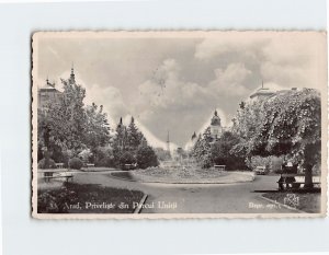 Postcard Privelişte din Parcul Unirii Arad Romania