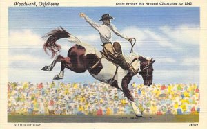 Louis brooks All Around Champion for 1943 Woodward, Oklahoma USA