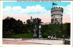 Postcard TOWER SCENE Cincinnati Ohio OH AM1587