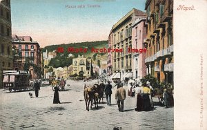 Italy, Napoli, Naples, Piazza Della Torretta, Business Section