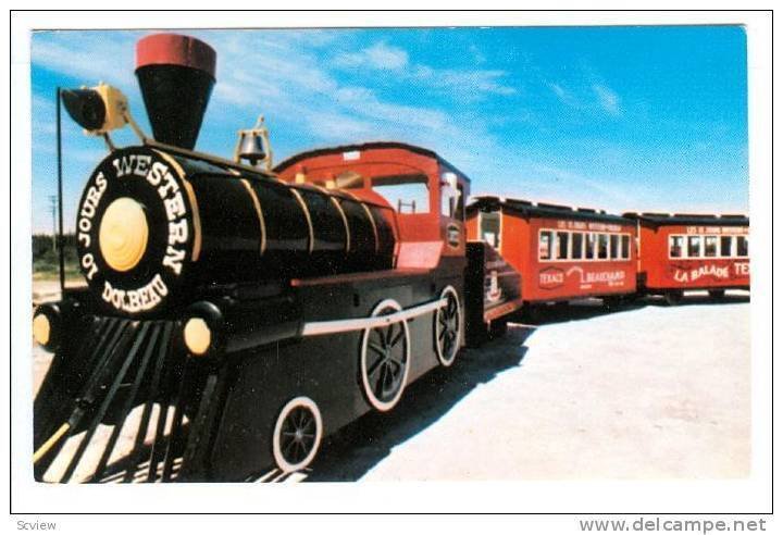 Miniature Train , LE TRAIN WESTERN , Dolbeau , Quebec , Canada , PU-1986