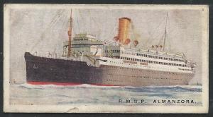 Canada 1924 Imperial Tobacco ALMANZORA Ships ot the World Cigarettes Card