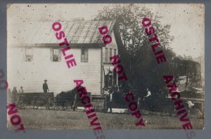 Estherville IOWA area RPPC c1910 GENERAL STORE Wagon Bridge COUNTRY STORE? IA