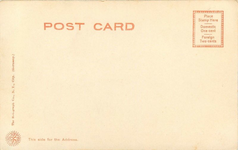 c1907 Rotograph Postcard; Carnegie Public Library, Ashtabula OH Ashtabula County