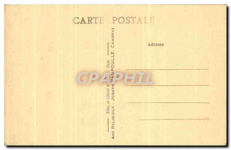 Old Postcard Poligny La Croix du Dan