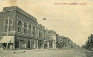 Shenandoah Iowa Business District #12711 1941 Postcard 21-10255