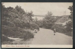 Dorset Postcard - Alum Chine Suspension Bridge, Bournemouth  RS13946