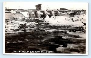 Postcard ID American Falls Scene Idaho RPPC Wesley Andrews Real Photo D24