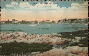 Newagen ME Harbor View c1920s Postcard #1