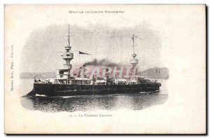 Old Postcard boat GuerreMarine Militaire Francaise The cruiser Chanzy