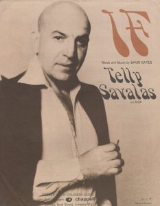 Kojak Terry Savalas If 1970s Sheet Music