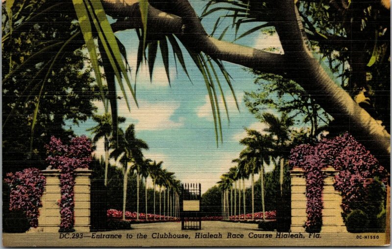 Clubhouse Entrance, Miami Jockey Club, Hialeah Park Race Track, FL 