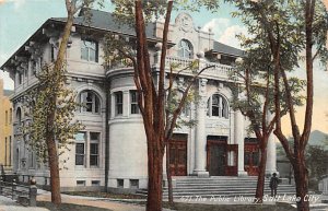 The Public Library Salt Lake City UT USA Postcard