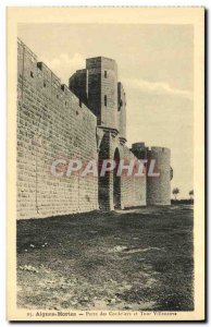 Old Postcard Acute Dead Porte des Cordeliers and Tower Villeneuve