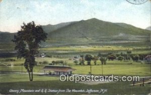 RR Station, Jefferson, NH, New Hampshire, USA Depot Railroad 1910 tear left e...