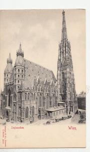 BF16743 stefansdom wien austria front/back image