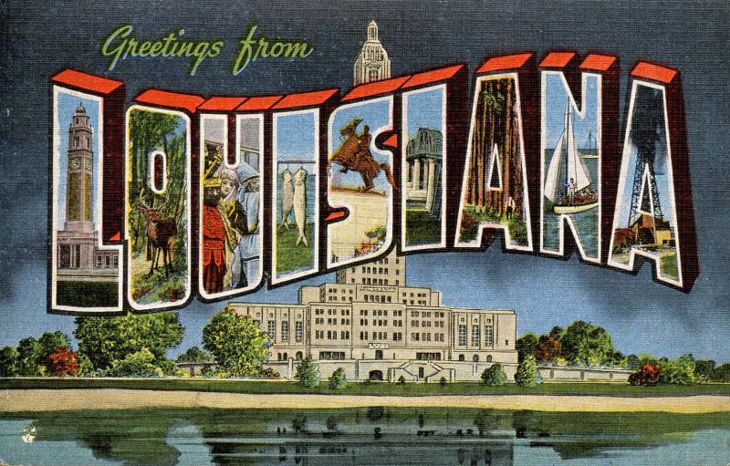 LA - Large Letter: Louisisana