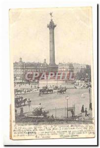 Paris (11th) Old Postcard Bastille July Column