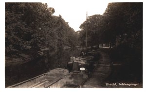 Netherlands Utrecht Tolsteegsingel Vintage RPPC C067