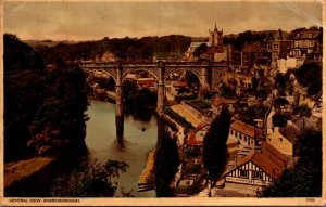 England North Yorkshire Knaresborough Geneal View 1937