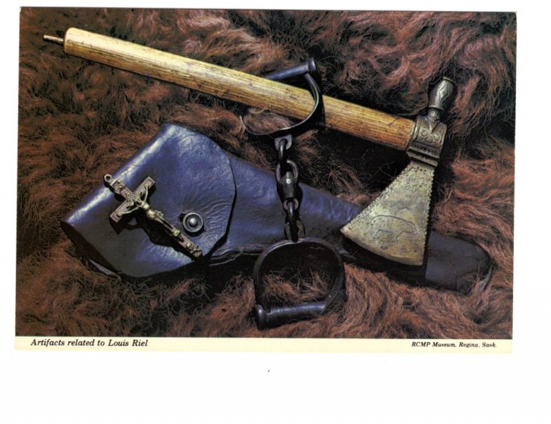 Artefacts of Louis Riel, Tomahawk, RCMP  Museum Interior, Regina, Saskatchewan