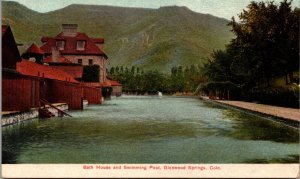 Postcard Bath House and Swimming Pool in Glenwood Springs, Colorado